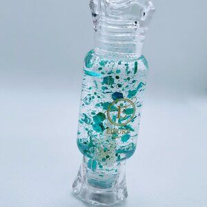 3 Green Glitter Candy Shape Lip oil w/ 1 gift (Lipstick)